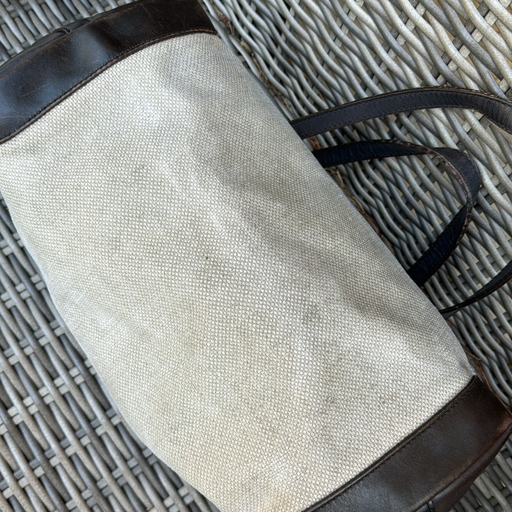 Auth Gucci Canvas & Leather Tote - Picture 15 of 17